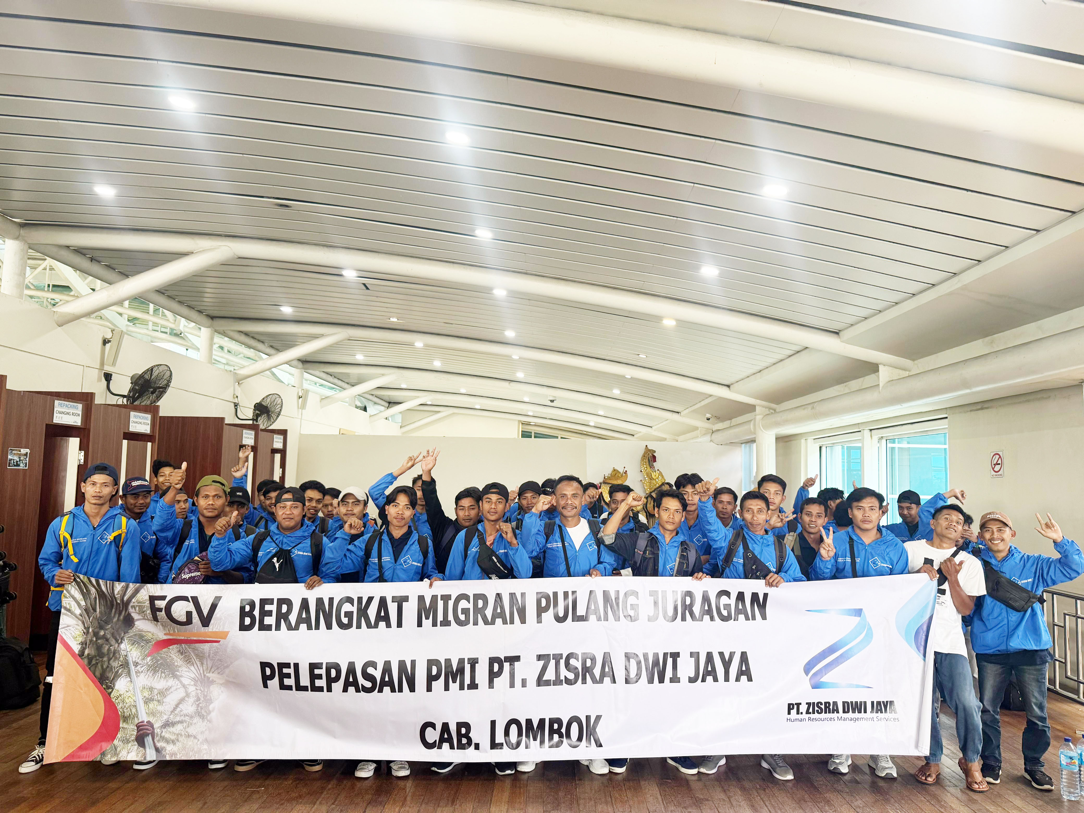 Pemberangkatan FGV – Lombok